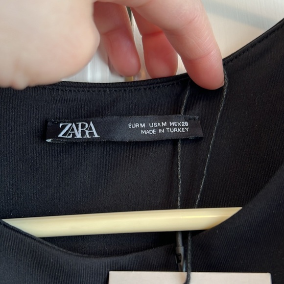 Zara black stretchy bodysuit - Picture 3 of 4